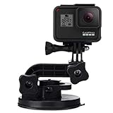 GoPro HD HERO2, HERO3, HERO3+ Front Saugnapfhalterung - gebogene, vertikale Schnellspannschnalle, 2 x Schwenkarme, Rändelschrauben (Offizielles GoPro-Zubehör)